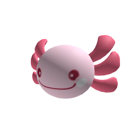 Pink Axolotl Head