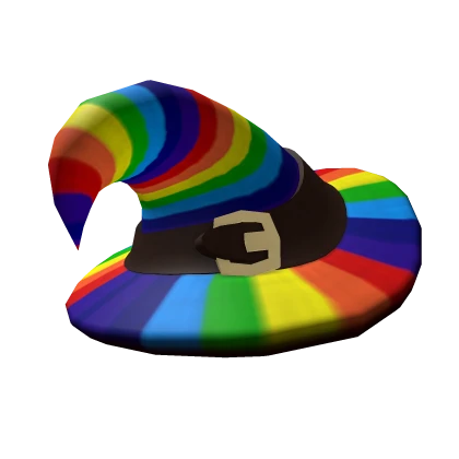 Large Rainbow Wizard Hat