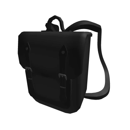 Black Leather Satchel Backpack (1.0)