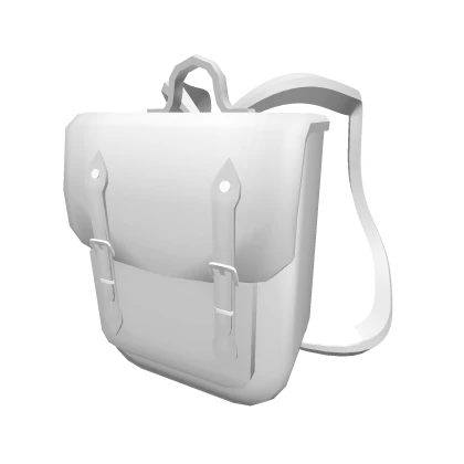 White Leather Satchel Backpack (1.0)