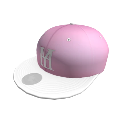 White & Pink Iconic Fyre Cap