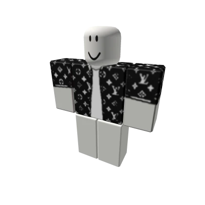 Luxury Black and White Suit