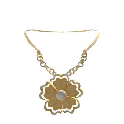 Gold Flower Charm Necklace 3.0