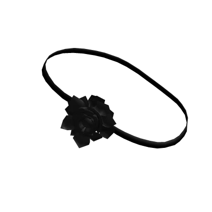 Black Flower Eyepatch