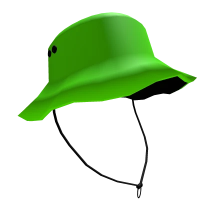 Stylish Neon Green Hat (Rain Hat) 