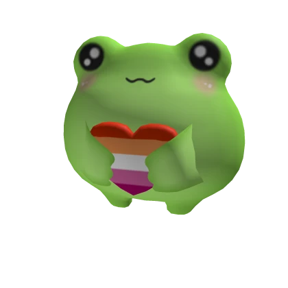 Pride Frog: Lesbian 