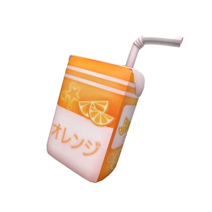 Kawaii Orange Drink