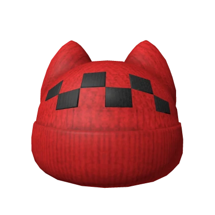 Red Kitty Beanie