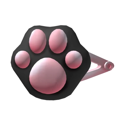 Kitty Paw Clip Black