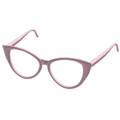 Pastel Pink Cat Eye Glasses