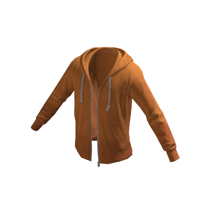 Zip Hoodie - Orange