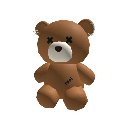 Punk Teddy Bear Brown