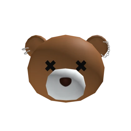 Punk Teddy Head Brown