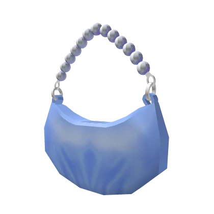 Blue Luxury Pearl Purse