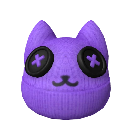 Purple Kitty Beanie 2.0