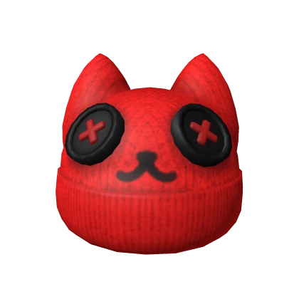 Red Kitty Beanie 2.0