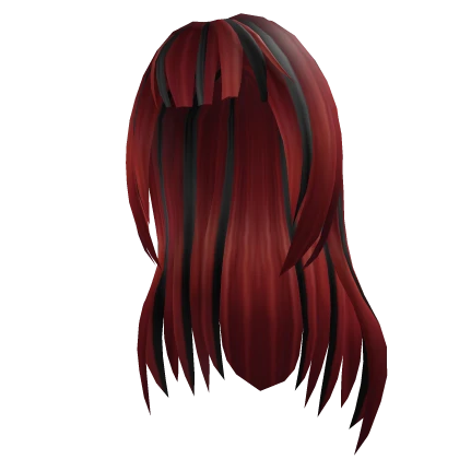 Superstar Red Bangs & Black Streaks