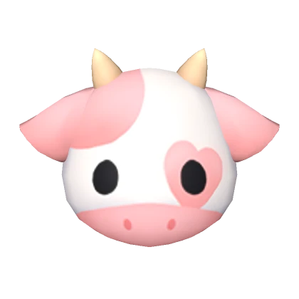 Strawberry Cow Mask