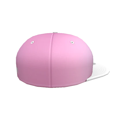 Backwards White & Pink Iconic Fyre Cap