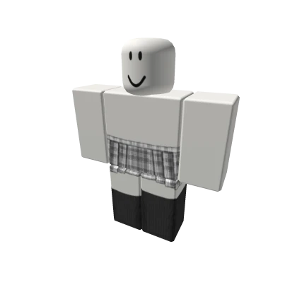 black n white uniform skirt w socks