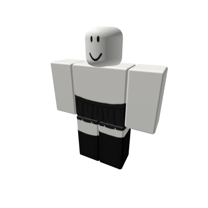 black pleated skirt w socks