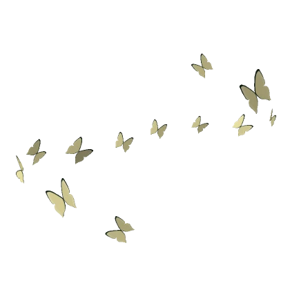 Yellow Swirl of Butterflies (Top)