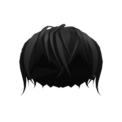 Black Soft Boy Anime Hair