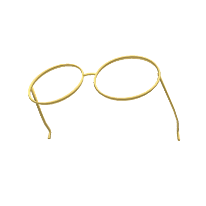 Resting Gold Circle Glasses