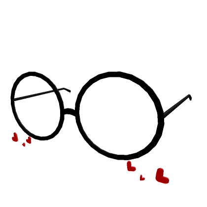 Heart Stickers Glasses