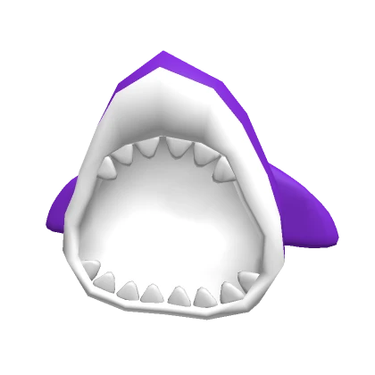 Purple Shark Hood