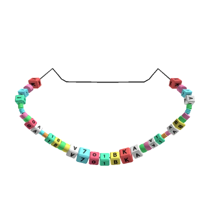 Colored Square Necklace