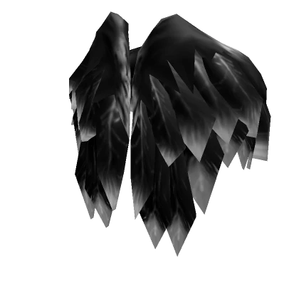 Shy Dark Angel Wings