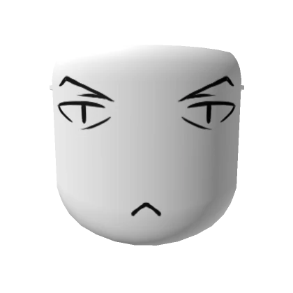 Manga Mask - Serious Gaze