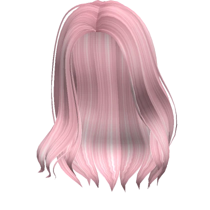 Wavy Popular Girl Pink Hair