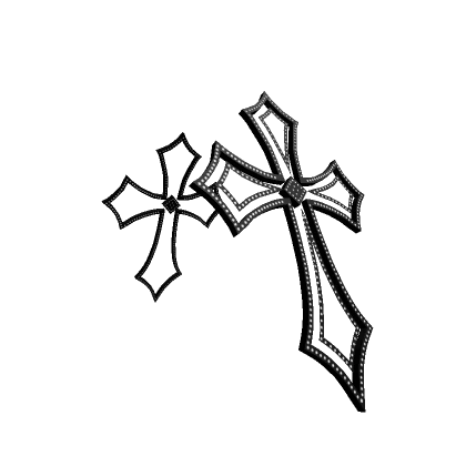 Grunge Rhinestone Crosses (3.0)