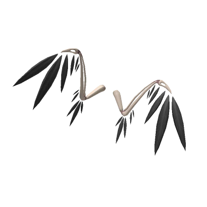 Skeletal Raven Wings