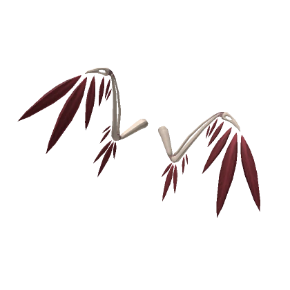 Skeletal Cardinal Wings