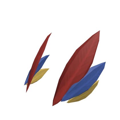 Macaw Head Feathers