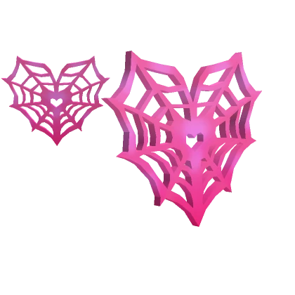 Spider Heart Web Earrings