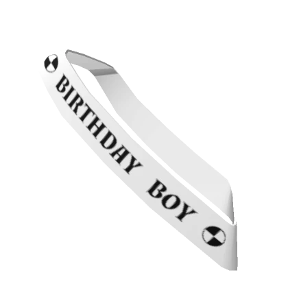 Birthday Boy Sash