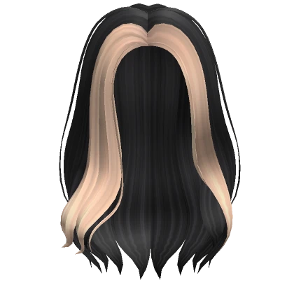 Wavy Popular Girl Blonde & Black Hair