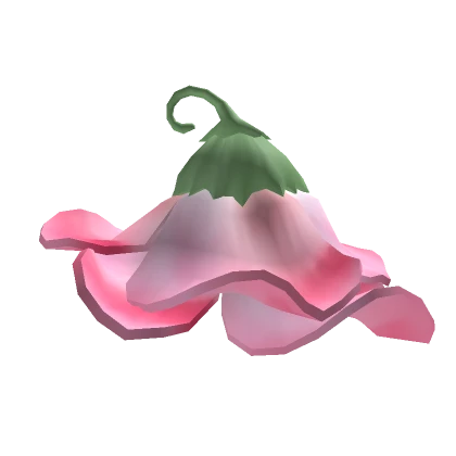 Pink Elven Bell Flower Hat