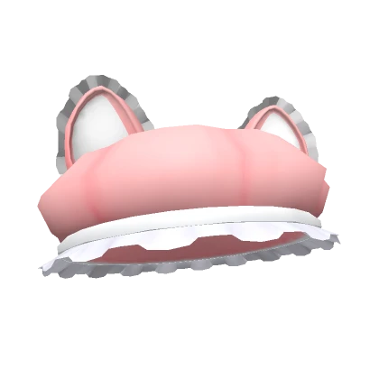 Cute Ruffled Cat Beret (Pink)