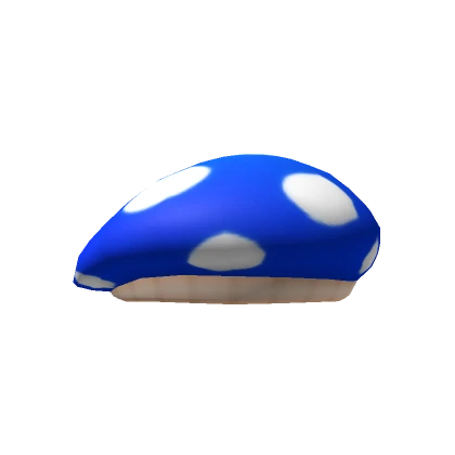 Blue Mushroom Beret