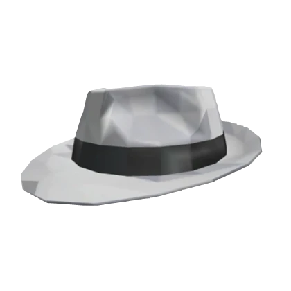 White Sparkle Time Fedora
