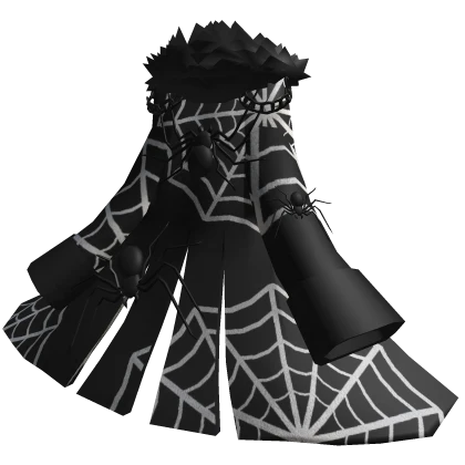 Halloween Black Spider Cloak