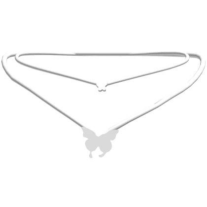 Simple Butterfly Drippy Necklace