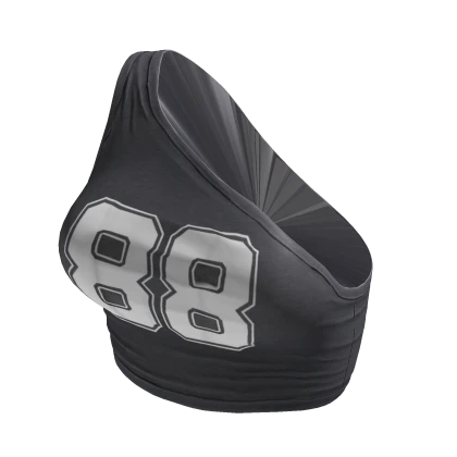 Sporty Crop Top Numbered (Dark Grey)