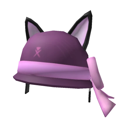 Pink Cat Helmet