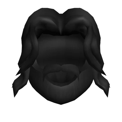 Black Long Hair & Beard